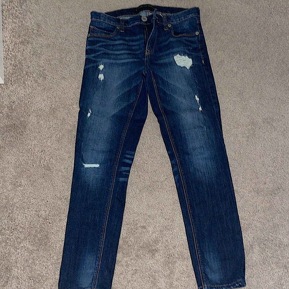 -express, size 2, medium wash